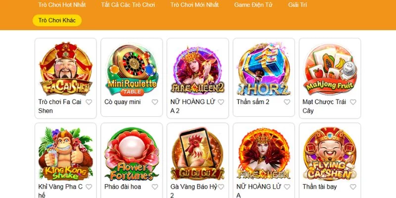 Những tựa game slot thu hút nhất tại sảnh nổ hũ CQ9